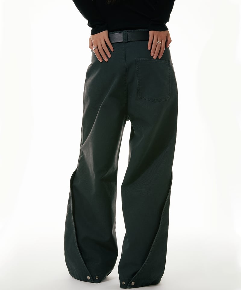 WIDE STRAIGHT WORK PANTS /2color | Urban Edge