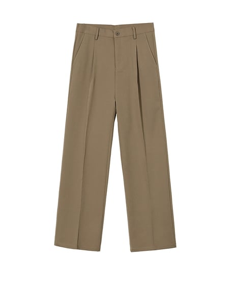 LOOSE STRAIGHT SLACKS /2color