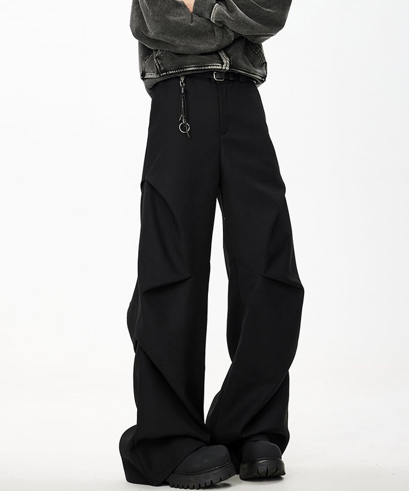 【Urban Edge】URBANPLEAT WIDE PANTS PLEATED WIDE PARACHUTE PANTS /2color | Urban Edge