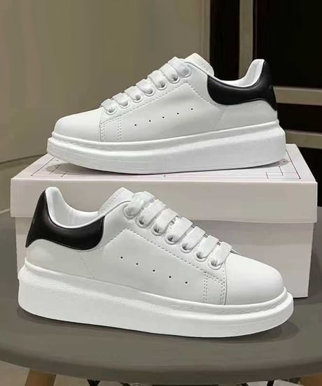 THICK-SOLED COLLEGE SNEAKERS /7color