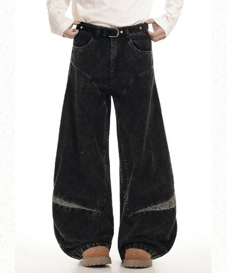 CORDVAULT WIDE PANTS  /2color