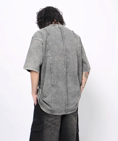 GRUNGE UTILITY TEE /2color