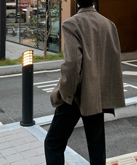 K-STYLE LOOSE WOOL JACKET