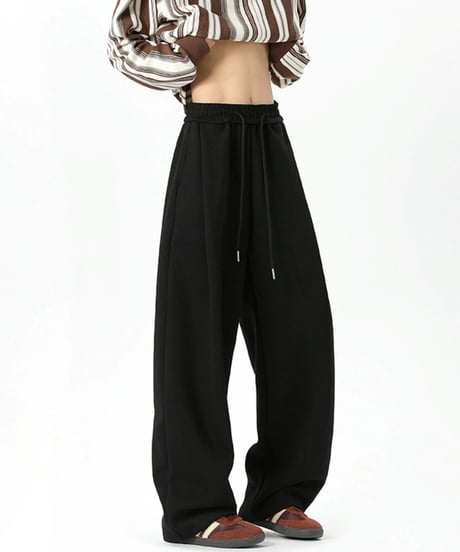 WIDE TUCK SWEATPANTS /2color