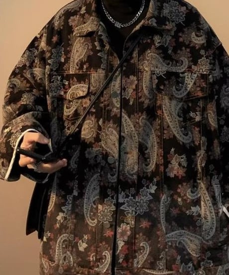 VINTAGE BAROQUE DENIM JACKET