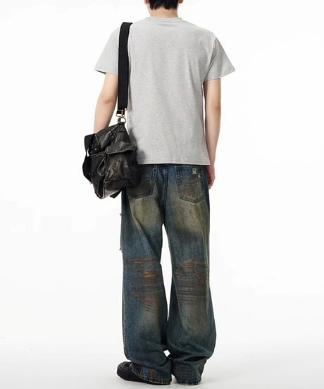 VINTAGE LOOSE DISTRESSED JEANS