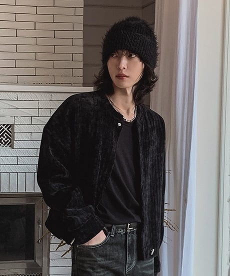 VELVET NOIR SHORT JACKET /2color
