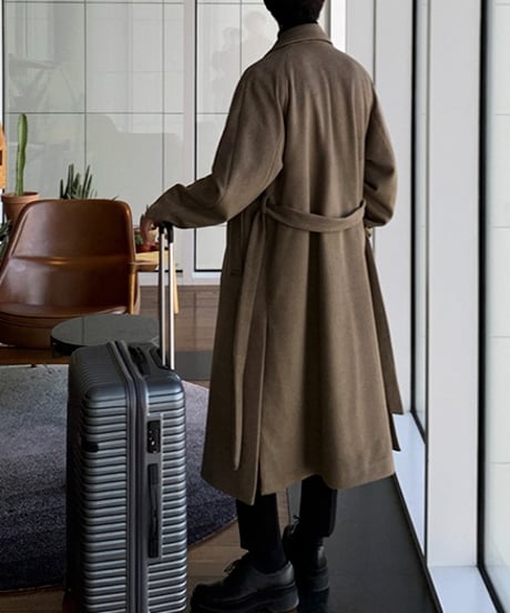 WOOL-LIKE BASIC COAT /2color