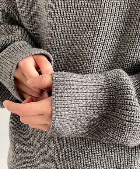 HALF BUTTON LOOSE TURTLE /3color