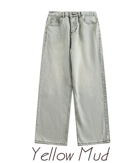 LOOSE STRAIGHT BASIC DENIM /4color