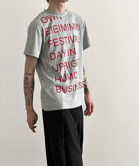 SIGNNOISE SCRIPT TEE /2color