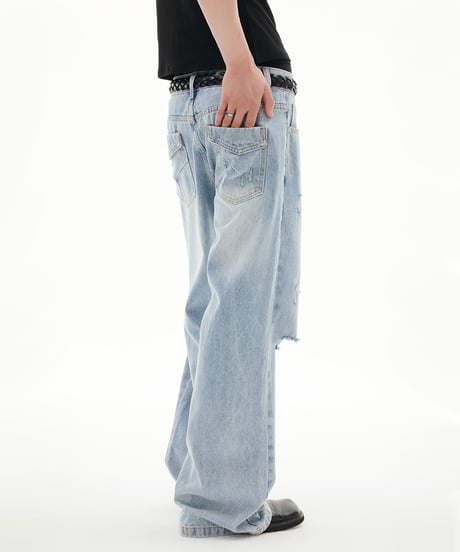 CRACKEDGE FLARE DENIM
