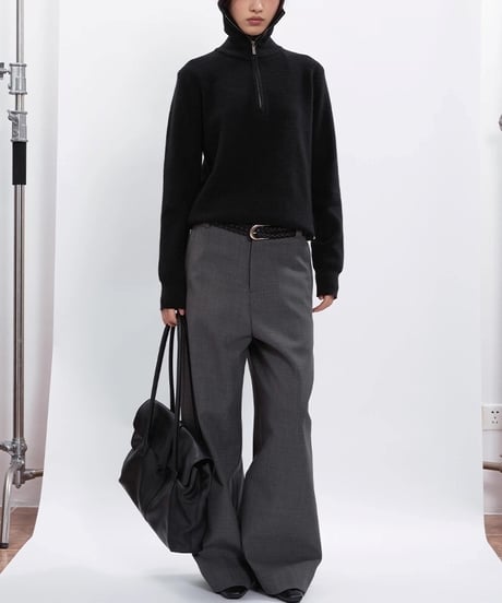 COOL EDGE HALF ZIP KNIT /2color