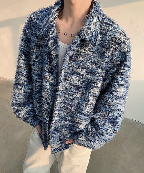 MOHAIR-LIKE SPRING SHIRT JACKET