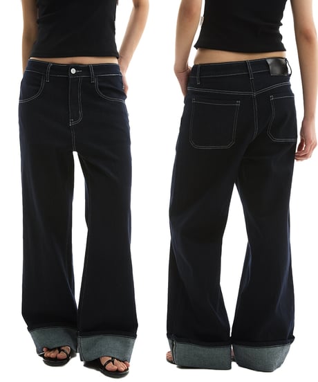 FLIP-Y2K STRAIGHT DENIM