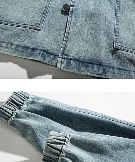 STREET HOODIE DENIM JACKET