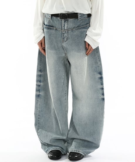 FADELINE LOOSE DENIM  /2color