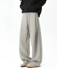 WIDE TUCK SWEATPANTS /2color