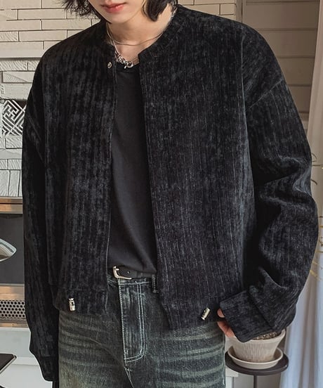 VELVET NOIR SHORT JACKET /2color