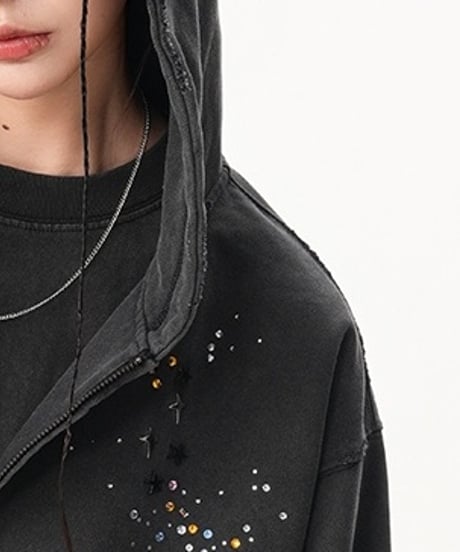 STARDUST DAMAGE HOODIE