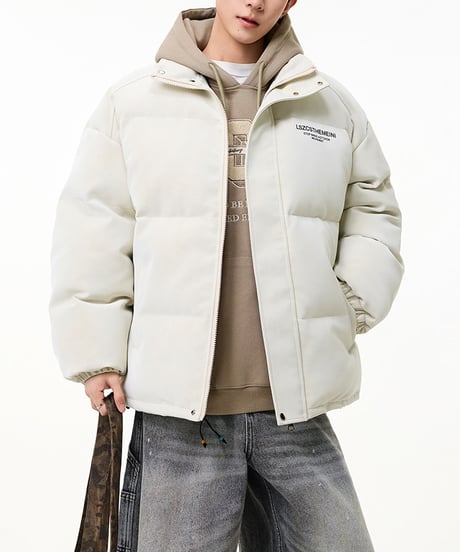 MATTE FAUX LEATHER PAD JACKET /6color