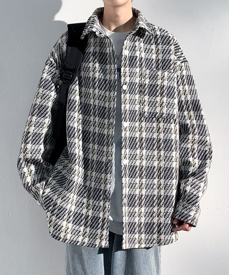 SPRING CHECK SHIRT JACKET /2color