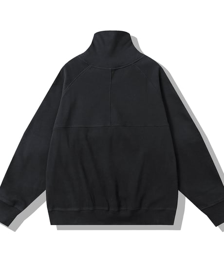 HIGH COLLAR VELVET SWEAT /5color