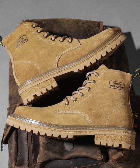 SIDE-ZIP HIGHTOP LEATHER BOOTS