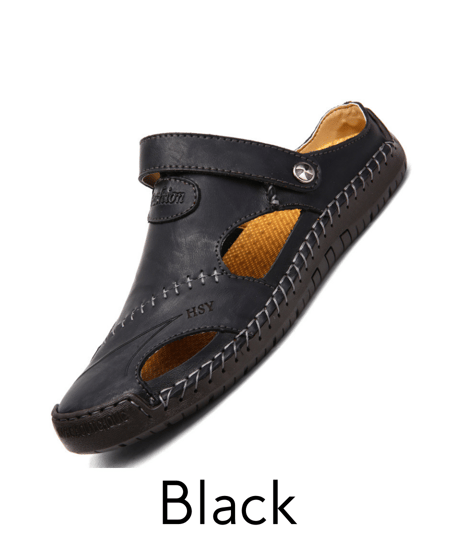 REAL LEATHER FISHERMAN SANDALS /3color