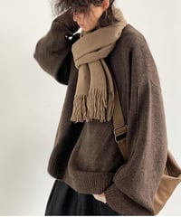 LOOSE MAILLARD KNIT /3color