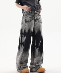 HEAVY WASH TIE-DYE DENIM