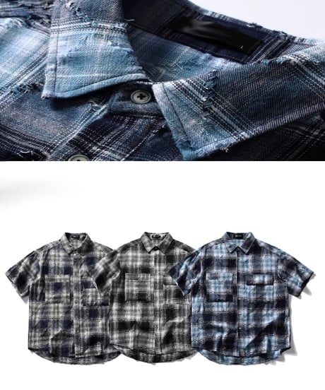 RUSTNOISE CHECK SHIRT /3color