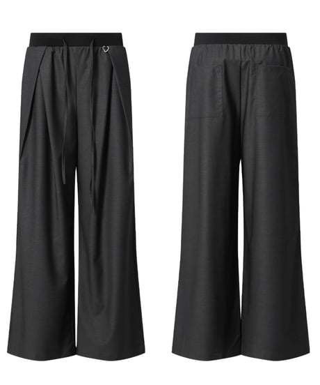 PLEATED FLOW PANTS /2color