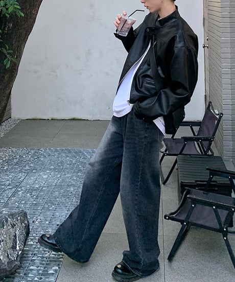 LOOSE STRAIGHT K-STYLE DENIM /3color