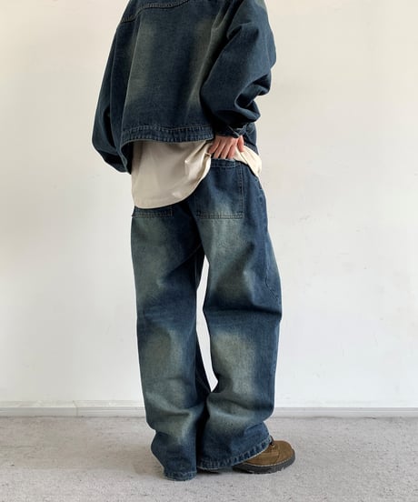 VINTAGE LOOSE STRAIGHT DENIM