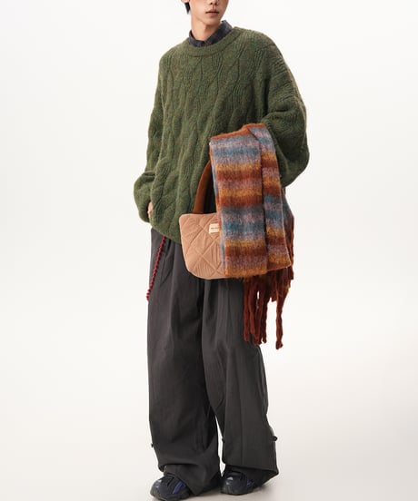 WOOLMIX TEXTURE KNIT /4color