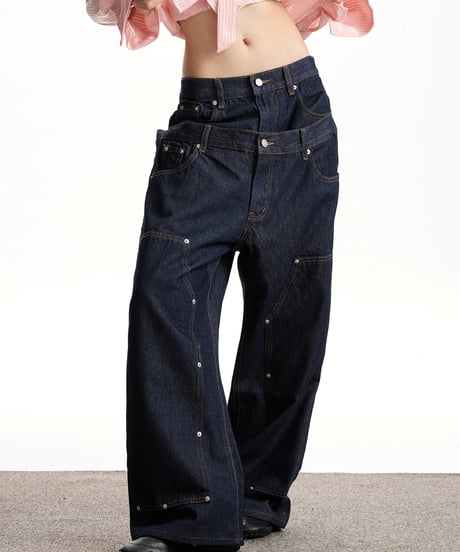 DUALWAIST LOOSE DENIM