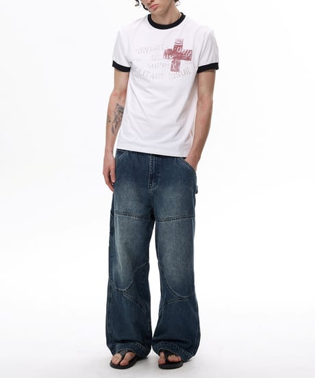 VINTAGECROSS RINGER TEE /3color