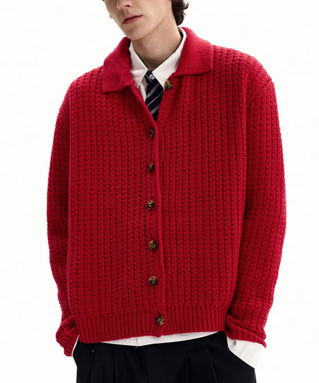 CLASSIC CABLE SHORT CARDIGAN /2color