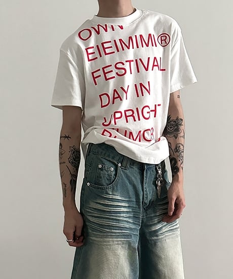 SIGNNOISE SCRIPT TEE /2color
