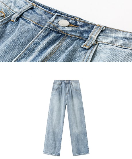 RETRO LOOSE STRAIGHT DENIM