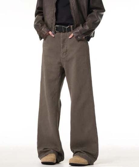AMERICAN RETRO LOOSE STRAIGHT DENIM /2color