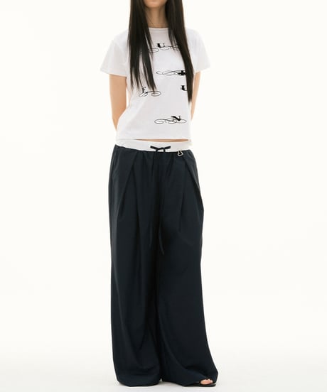 PLEATED FLOW PANTS /2color
