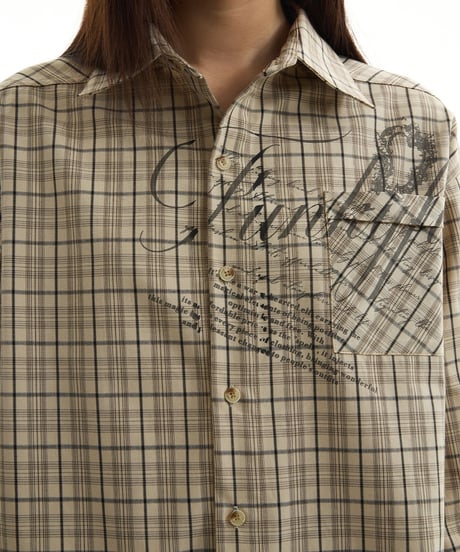 GLITCHCORE CHECK SHIRT