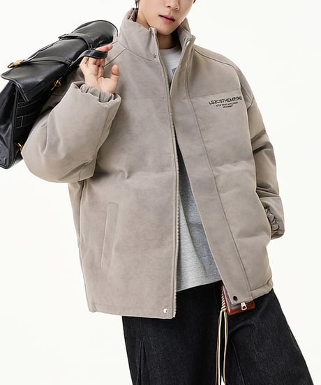 MATTE FAUX LEATHER PAD JACKET /6color