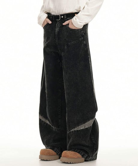 CORDVAULT WIDE PANTS  /2color