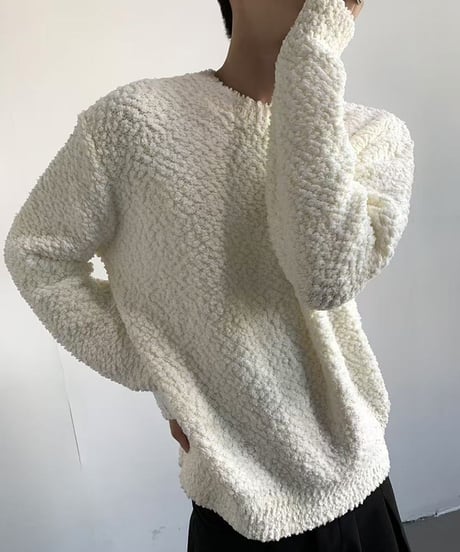 LOOSE CLOUD KNIT PULLOVER /2color
