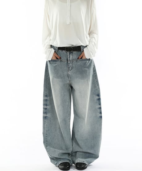 FADELINE LOOSE DENIM  /2color