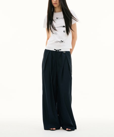 PLEATED FLOW PANTS /2color