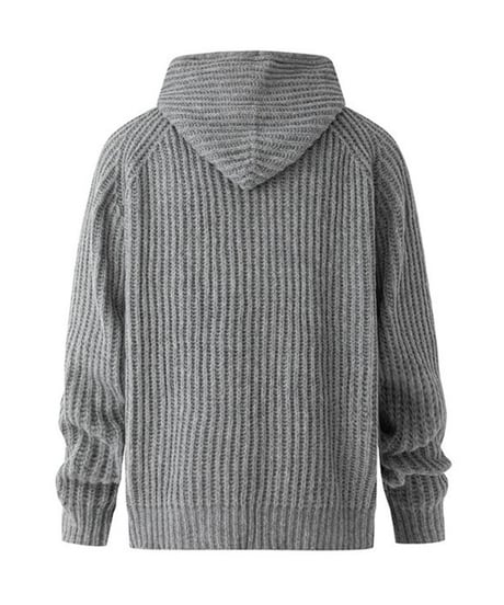 RELAX ZIP HOOD CARDIGAN